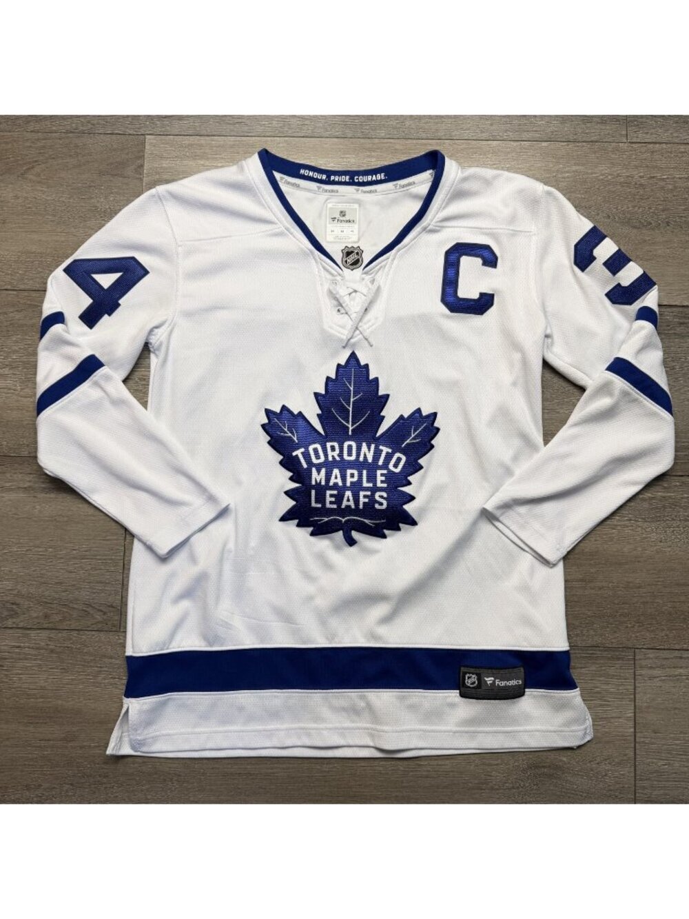 Auston Matthews Toronto Maple Leafs Jersey Fanatics Size M White Blue
